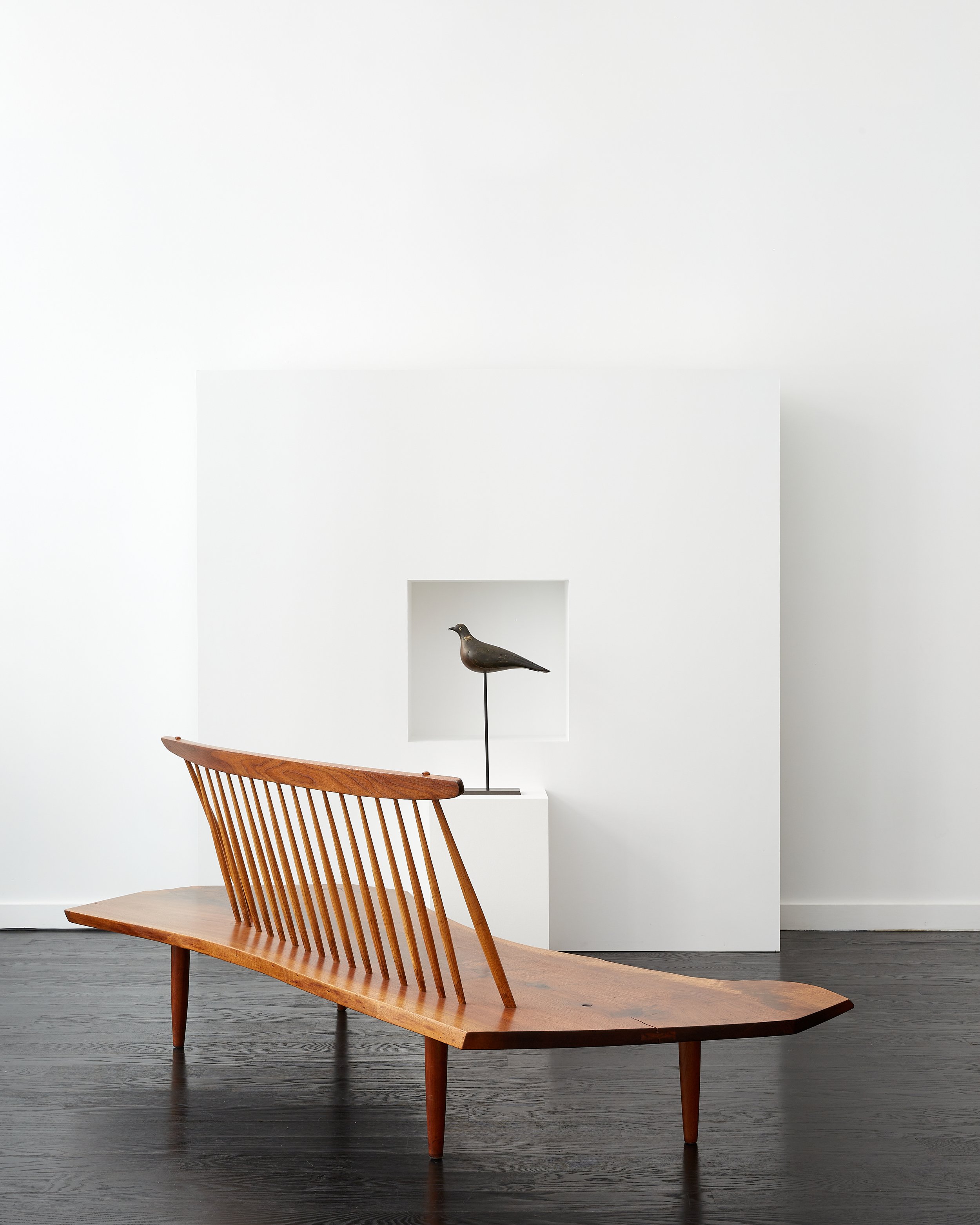 Early George Nakashima Conoid Bench c. 1964 — FORM Atelier